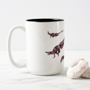 Biological classification for a carcinologist Two-Tone coffee mug