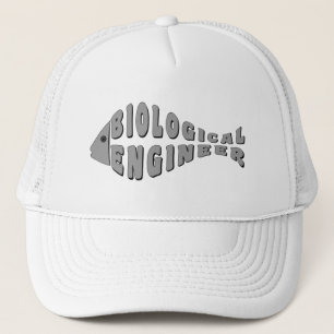 Biological Engineer Grey Fish Trucker Hat
