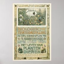 Biological Exhibition Poster, Dutch, Van Hoytema,