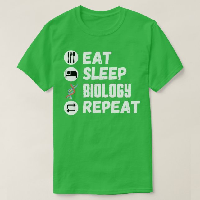 Biologist Biology Exam 4 T-Shirt (Design Front)