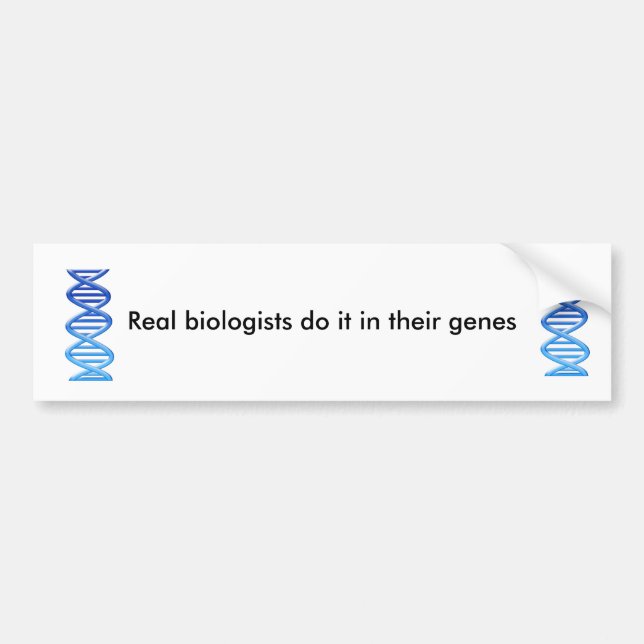 Biologist Bumper Sticker (Front)