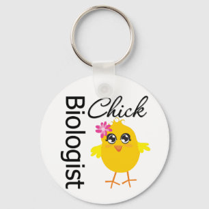 Biologist Chick Key Ring