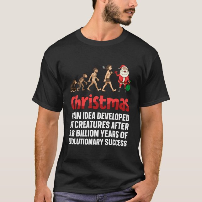 Biologist Evolution Teacher Science - Biology Chri T-Shirt (Front)