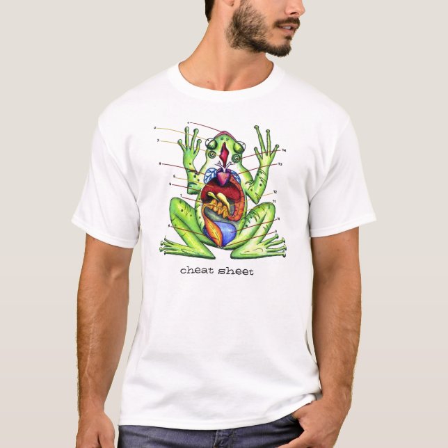 Biology 101 -  Frog Dissection T-Shirt (Front)