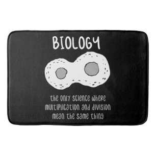 Biology - Biology The Only Science Gift Bath Mat