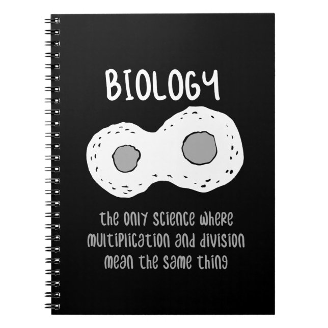 Biology - Biology The Only Science Gift Notebook (Front)