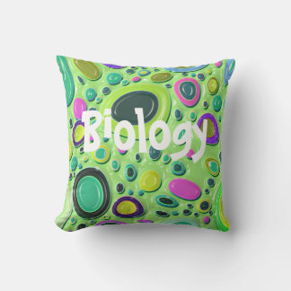 Biology cells science cytology study student funny cushion