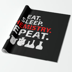 Biology Chemistry Teacher Scientist Gift Chemistry Wrapping Paper