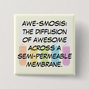 Biology & Chemistry Teachers: Science is Awesome 15 Cm Square Badge