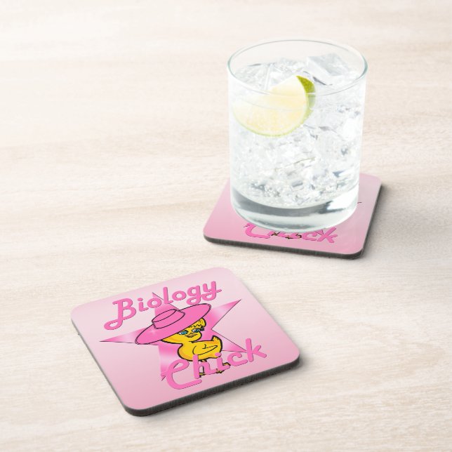 Biology Chick #8 Coaster (Right Side)