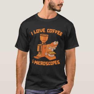 Biology Coffee Scientist Student Teacher Science T-Shirt