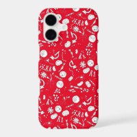 Biology diagram design white and red