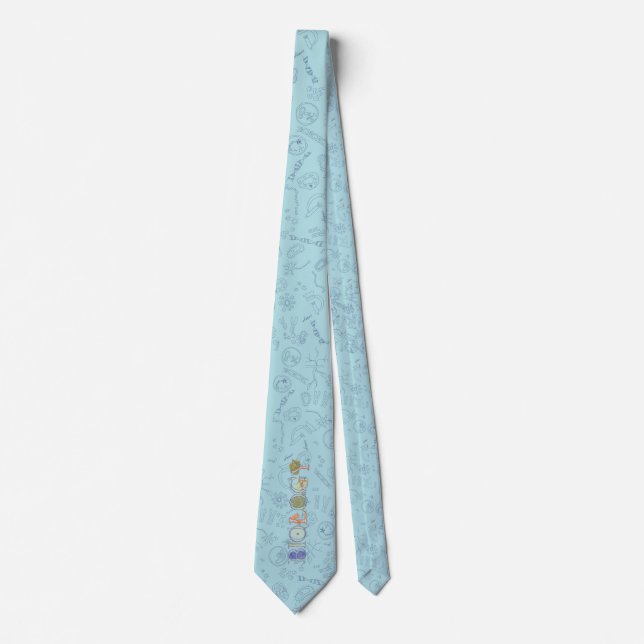 Biology diagrams tie (Front)