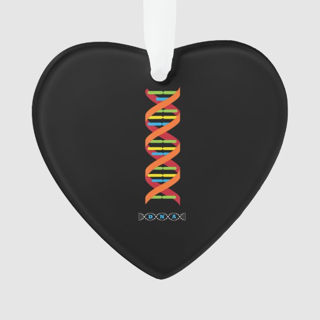 biology dna molecule  science teacher genes ornament (Front)