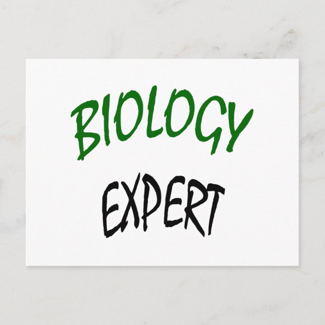 Biology Expert Postcard (Front)
