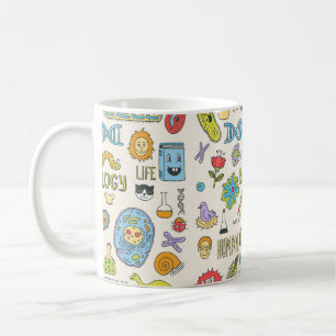 Biology. Hand drawn. Vintage illustration. Coffee Mug