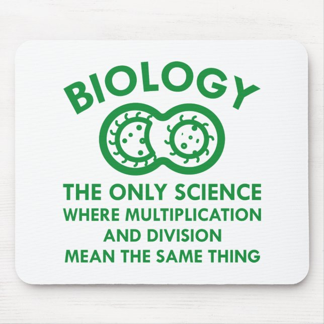 Biology Is In My Genes Mouse Pad (Front)