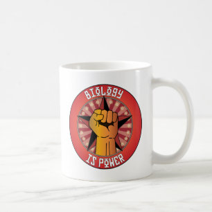Biology Is Power Coffee Mug