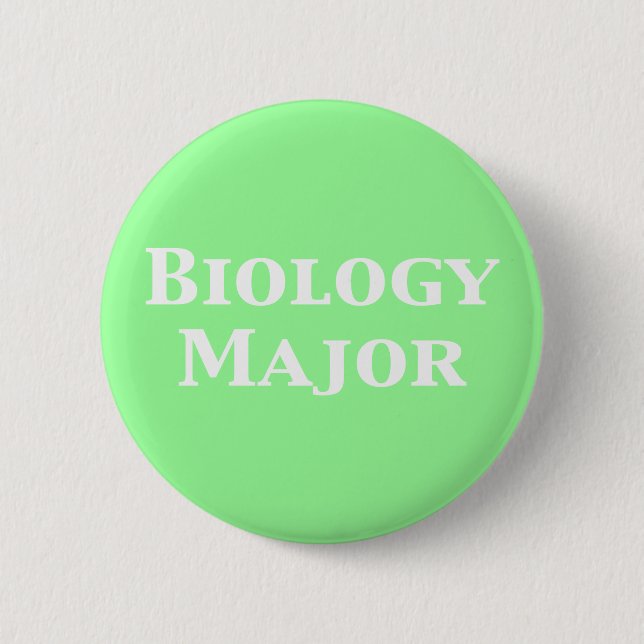 Biology Major Gifts 6 Cm Round Badge (Front)