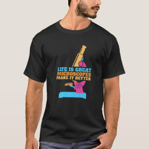 Biology Microscope Science Student Teacher Biolog T-Shirt