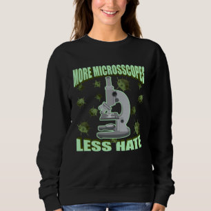 Biology Microscope Scientist Science Teacher Biol Sweatshirt