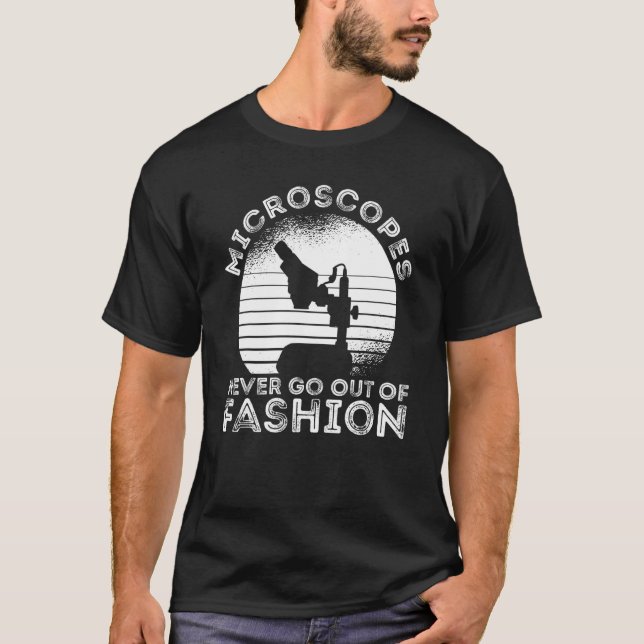 Biology Microscope Student Teacher - Science Biolo T-Shirt (Front)