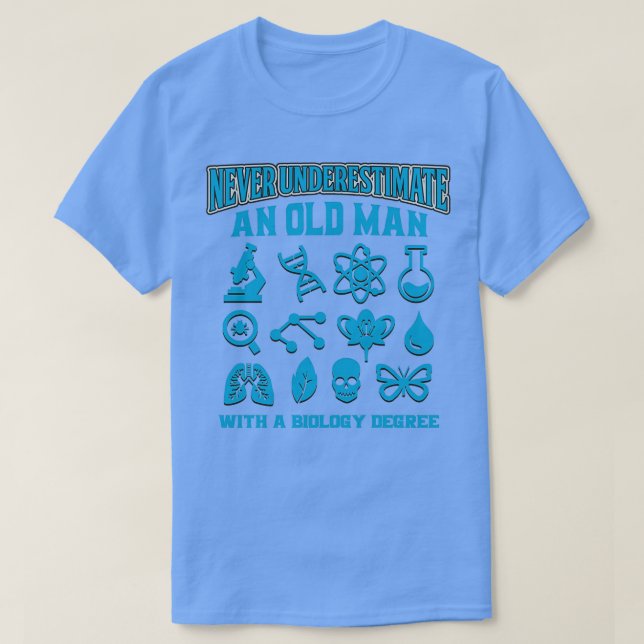 Biology Organic Biologist Teacher Science Gift 9 2 T-Shirt (Design Front)