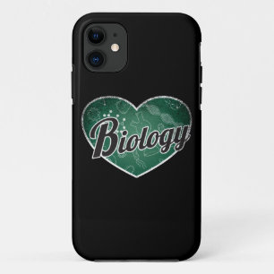 Biology Retro Heart Blackboard Love Case-Mate iPhone Case