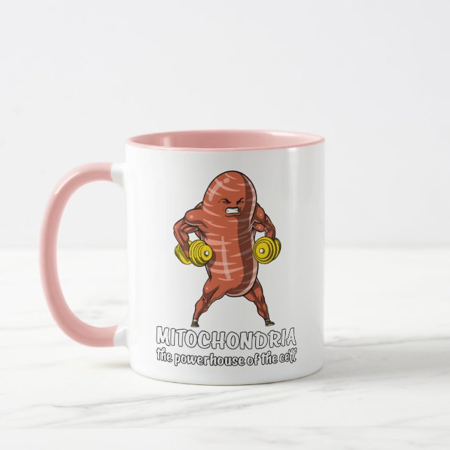 Biology Science Mitochondria Funny Joke Mug (Left)