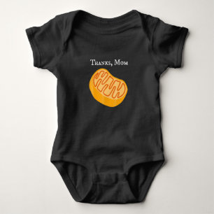 biology t , mitochondria , thanks, mom, science. baby bodysuit