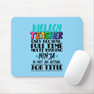 Biology Teacher Only Because Full Time Multi  Mouse Pad