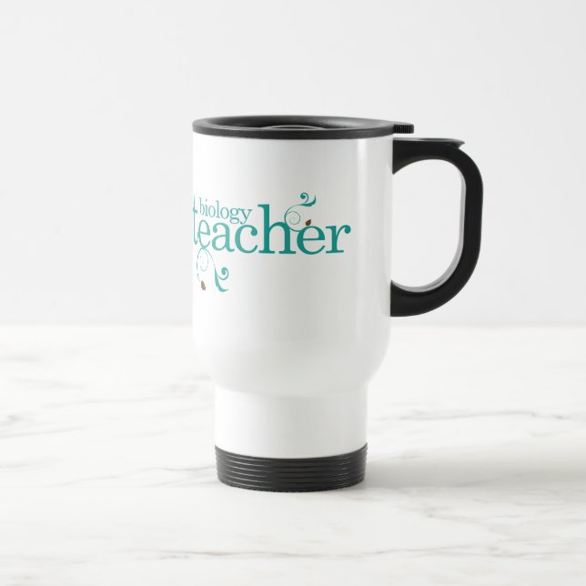 Biology Teacher Travel Mug (Right)
