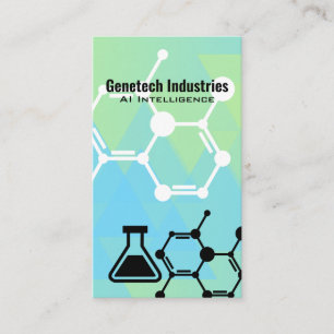 Biology Tech   Molecule   Science   AI Business Card