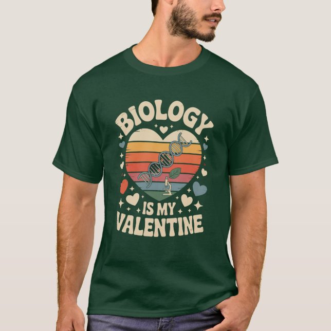  Biology Valentine's Day Shirt Design (Front)