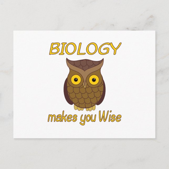 Biology Wise Postcard (Front)