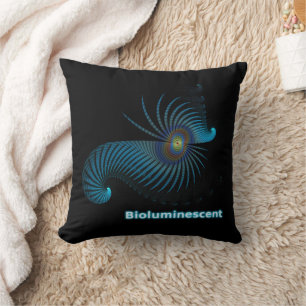 Bioluminescent Alien Sea Creature Cushion