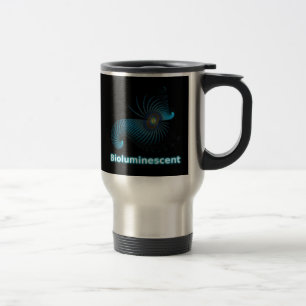 Bioluminescent Alien Sea Creature Travel Mug