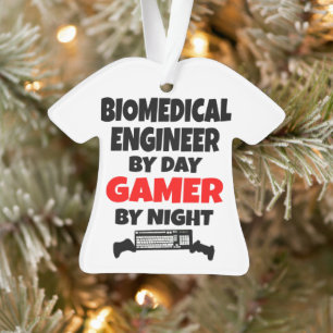Biomedical Engineer by Day Gamer by Night Ornament
