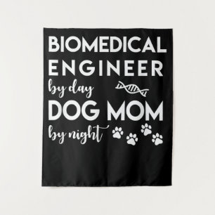 Biomedical Engineer Dog Mum Dog Lover Bio Engineer Tapestry
