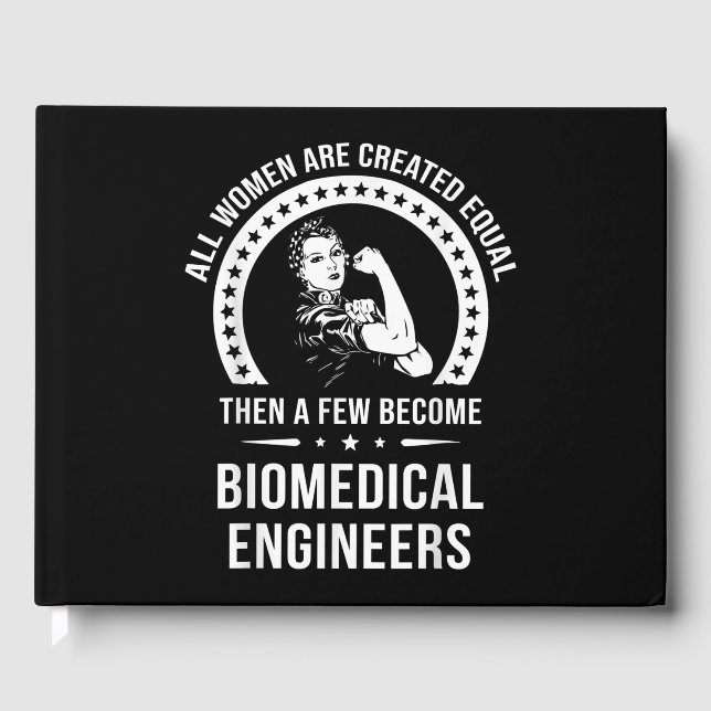 Biomedical Engineer For Women Biomedical Engineer Guest Book (Front)