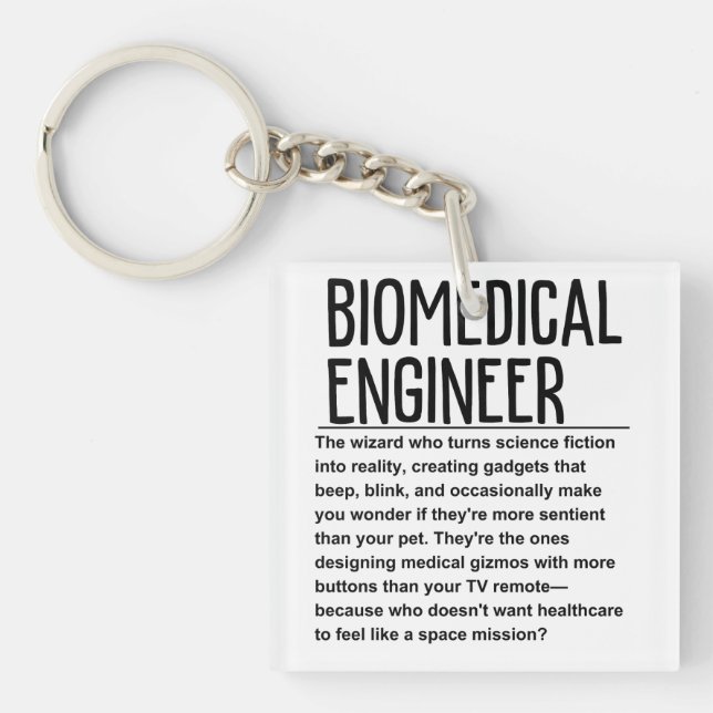Biomedical engineer key ring (Front)