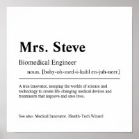 Biomedical Engineer Personalised Gift