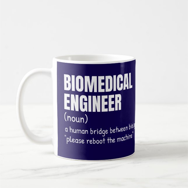 Biomedical Scientist Funny Definition Coffee Mug (Left)