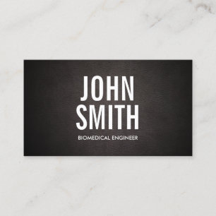 Biomedical Simple Bold Typography Elegant Business Card