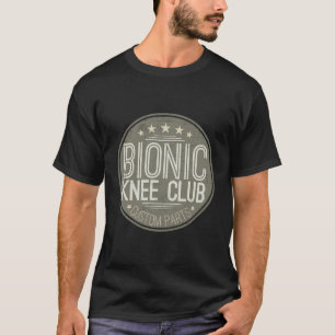 Bionic Knee Replacement Surgery Graphic Muscle Joi T-Shirt