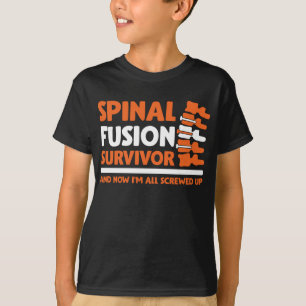 Bionic Spinal Surgery Survivor Fractured Back T-Shirt