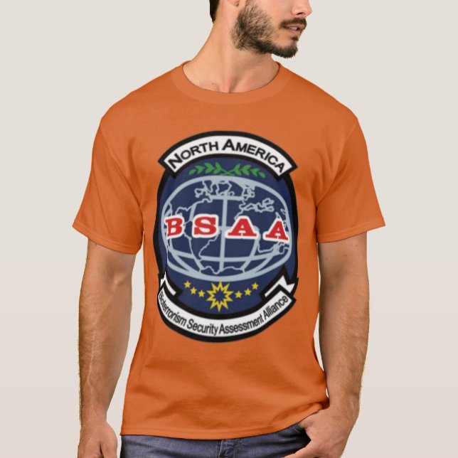 Bioterrorism Security Assessment Alliance BSAA Res T-Shirt (Front)