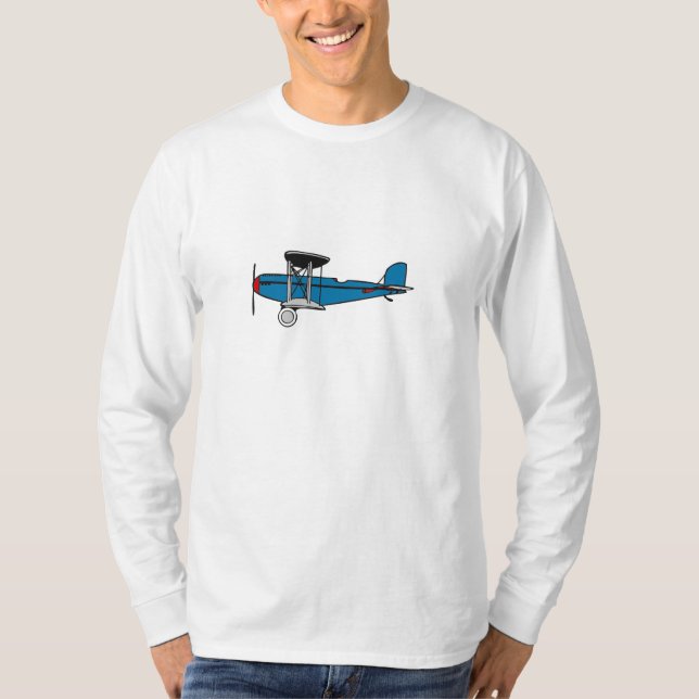 Biplane Aeroplane T-Shirt (Front)