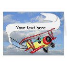 Biplane Towing Banner Customisable