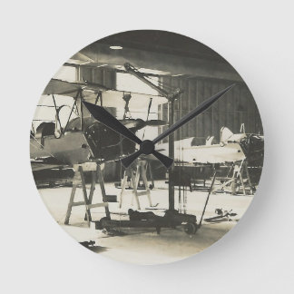 Biplane Trainers In 1941 Round Clock